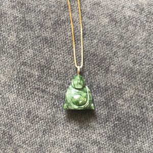 Gold Buddha necklace